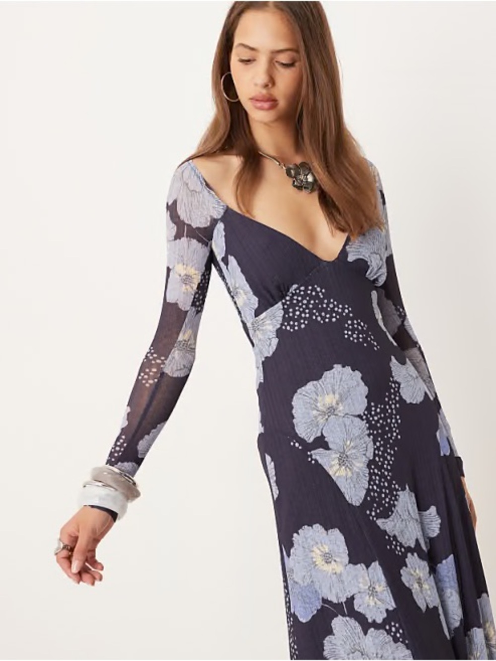 Free people Calla Midi dress sold out everywhere size xs